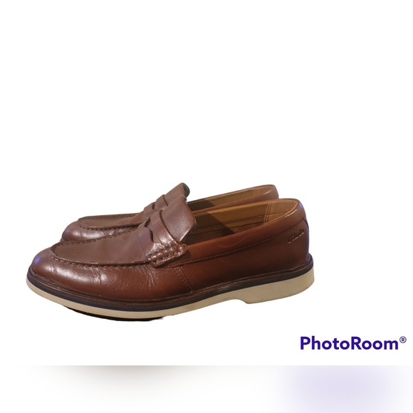 Clarks Men's Malwood Step Loafer Size 8.5 Dark Tan IGC - Picture 3 of 9